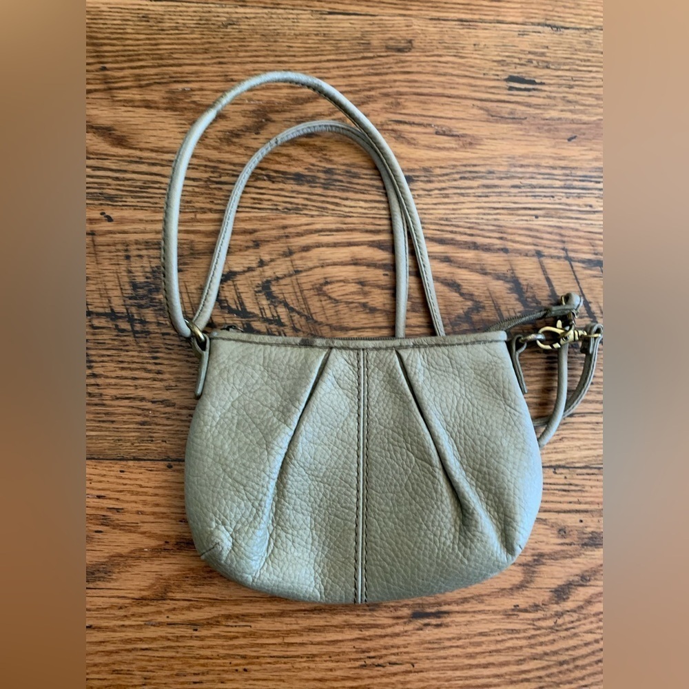 Fossil leather mini bag purse crossbody shoulder convertible 
Green summer - Picture 7 of 9